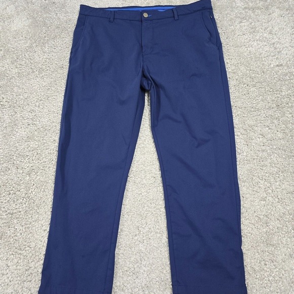 Twillory Pants Men's 38x30 (Fits 38x27) Blue Tailored Fit Performance Golf READ - Picture 1 of 14